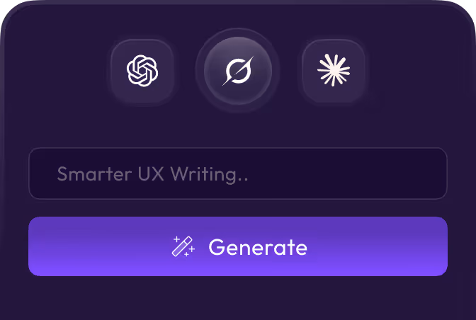 AI-assisted UX copywriting preview