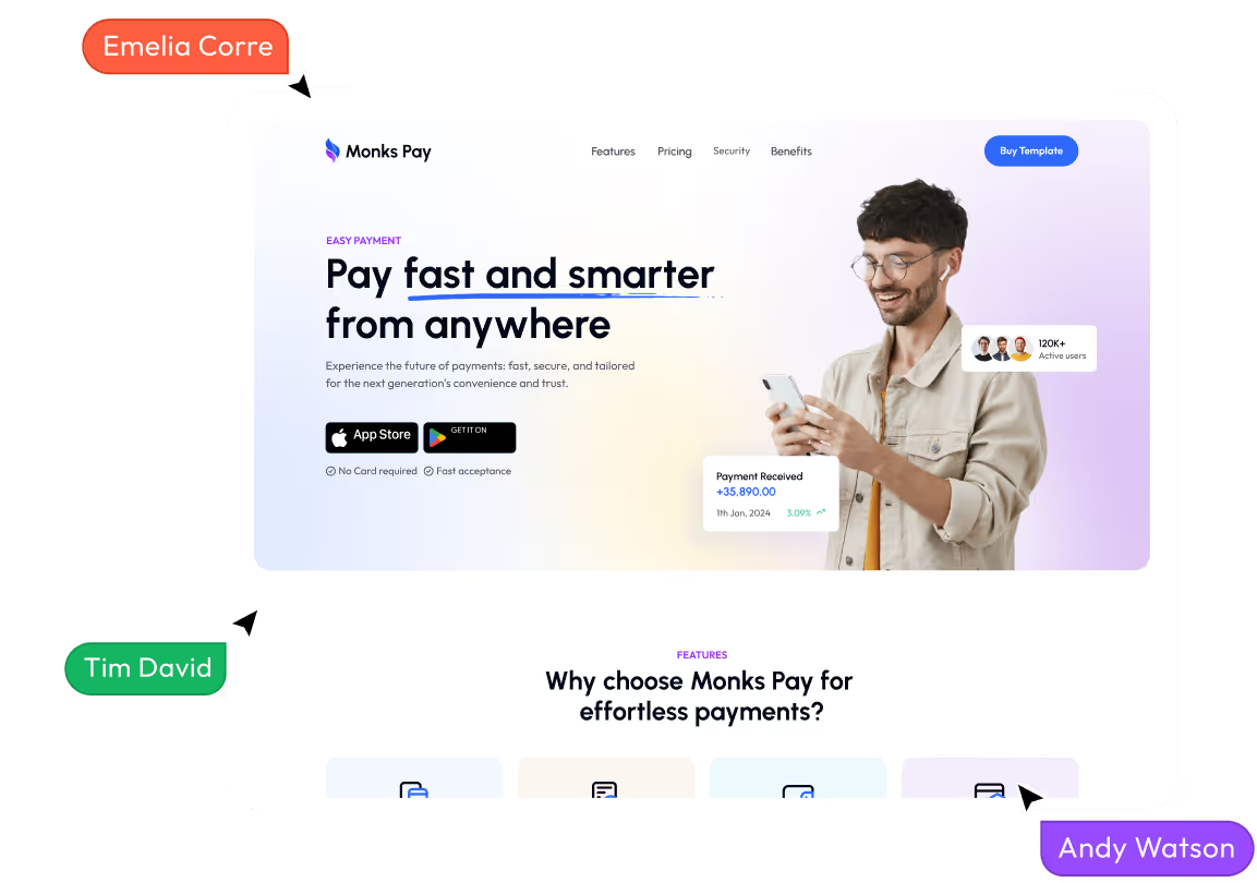 Design file showing page layouts from the Skyline Grow Figma library